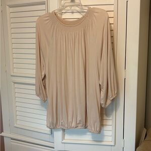 Elegant Cream Women's Top